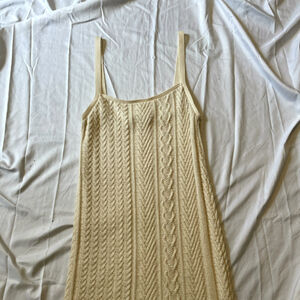 Zara Beige Knit Dress